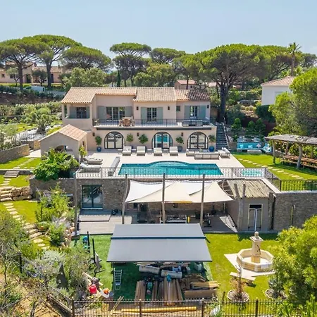 Вилла 8 Piscine Sauna Jacuzzi, A 3mn Des Plages De Pampelonne *